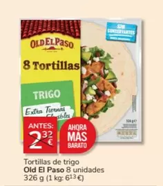 Oferta de Old El Paso - Tortillas De Trigo en Consum