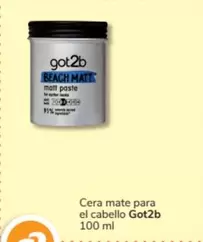 Oferta de Got2b - Cera Mate Para El Cabello en Consum