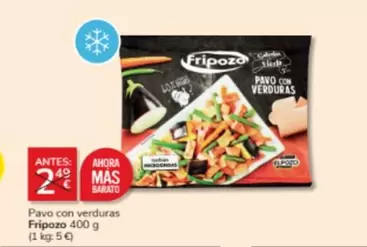 Oferta de Fripozo - Pavo Con Verduras por 2€ en Consum