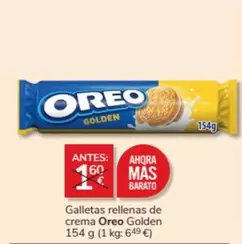 Oferta de Oreo - Galletas Rellenas De Crema Golden en Consum