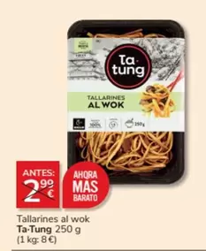 Oferta de Ta Tung - Tallarines Al Wok en Consum