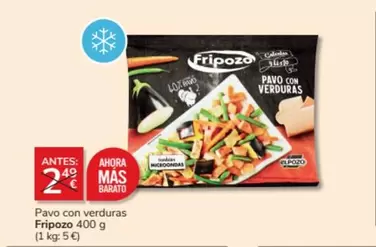 Oferta de Fripozo - Pavo Con Verduras en Consum