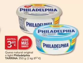 Oferta de Philadelphia - Queso Natural Original O Light en Consum