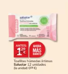 Oferta de Salustar - Toallitas Humedas Intimas por 1€ en Consum