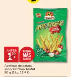 Oferta de Mas - Apetinas De Patata Sabor Ketchup en Consum