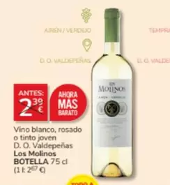 Oferta de Los Molinos - Vino Blanco en Consum