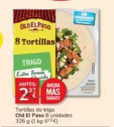 Oferta de Old El Paso - Tortillas De Trigo por 2€ en Consum