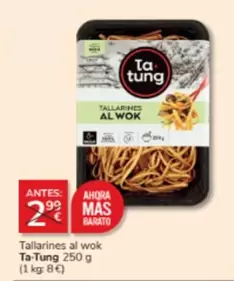 Oferta de Ta Tung - Tallarines Al Wok en Consum