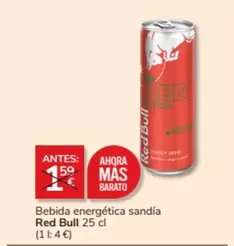 Oferta de Red Bull - Bebida Energetica Sandía por 1€ en Consum