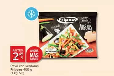 Oferta de Fripozo - Pavo Con Verduras en Consum