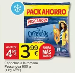 Oferta de Pescanova - Caprichos A La Romana por 3,99€ en Consum