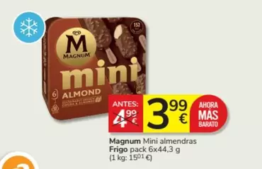 Oferta de Magnum - Frigo Pack 6x44.3g por 3,99€ en Consum