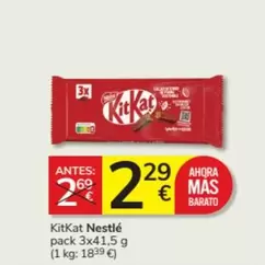 Oferta de Nestlé - Kitkat por 2,29€ en Consum