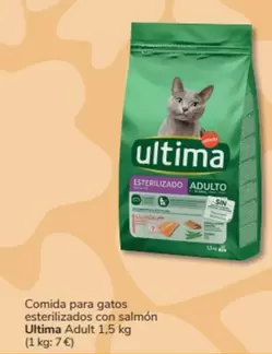 Oferta de Última - Comida Para Gatos Esterilizados Con Salmón en Consum