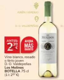Oferta de Los Molinos - Vino Blanco en Consum