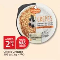 Oferta de Mas - Crepes Créapan por 2€ en Consum