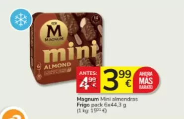 Oferta de Magnum - Frigo Pack 6x44.3g por 3,99€ en Consum