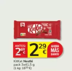 Oferta de Nestlé - Kitkat por 2,29€ en Consum