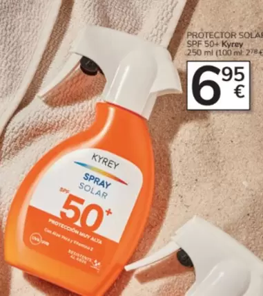 Oferta de Kyrey - Protector Solar Spf 50+ por 6,95€ en Consum