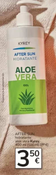 Oferta de Kyrey - After Sun Aloe Vera por 3,5€ en Consum