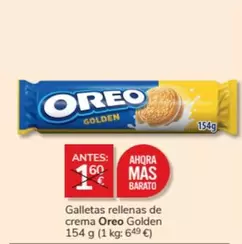 Oferta de Oreo - Galletas Rellenas De Crema Golden en Consum
