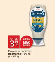 Oferta de Hellmann's - Mayonesa Bocabajo en Consum