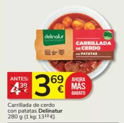 Oferta de Mas - Carrillada De Cerdo Con Patatas por 3,69€ en Consum
