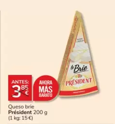 Oferta de Président - Queso Brie por 3€ en Consum