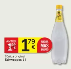 Oferta de Schweppes - Tonica Original por 1,79€ en Consum