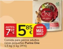 Oferta de Purina One - Comida Para Perros Adultos Razas Pequeñas por 5,85€ en Consum