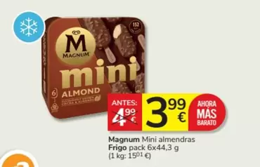 Oferta de Magnum - Frigo Pack 6x44.3g por 3,99€ en Consum