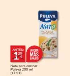 Oferta de Puleva - Nata Para Cocinar en Consum