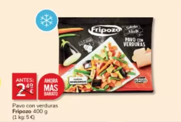 Oferta de Fripozo - Pavo Con Verduras por 2€ en Consum