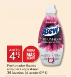 Oferta de Asevi - Perfumador Liquido Rosa Para Ropa en Consum