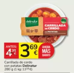 Oferta de Mas - Carrillada De Cerdo Con Patatas por 3,69€ en Consum