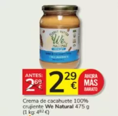 Oferta de Mas - Crema De Cacahuete 100% Crujiente por 2,29€ en Consum
