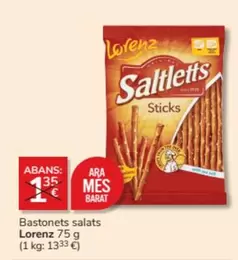 Oferta de Ara - Bastonets Salats en Consum