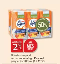 Oferta de Tropical - Bifrutas  Sense Sucre Afegit en Consum