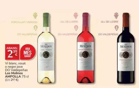 Oferta de Ara - Vi Blanc, Rosat O Negre por 2,39€ en Consum