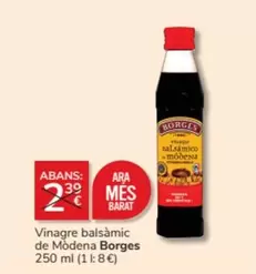 Oferta de Borges - Vinagre Balsamic De Modena en Consum