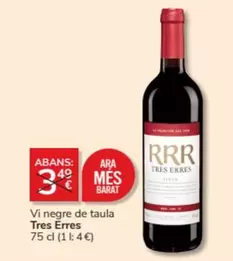 Oferta de Ara - Vi Negre De Taula en Consum