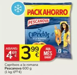 Oferta de Pescanova - Capritxos A La Romana por 3,99€ en Consum