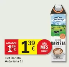 Oferta de La Asturiana - Llet Barista por 1,39€ en Consum
