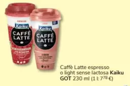 Oferta de Kaiku - Caffe Latte Espresso O Light Sense Lactosa en Consum