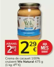 Oferta de Butter - Crema De Cacauet 100% Cruixent por 2,29€ en Consum