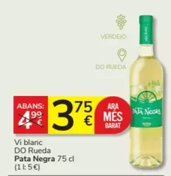 Oferta de Pata Negra - Vi Blanc Do Rueda por 3,75€ en Consum