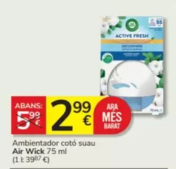 Oferta de Air Wick - Ambientador Coto Suau por 2,99€ en Consum