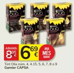 Oferta de Garnier - Tint Olia Num por 6,69€ en Consum