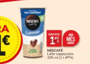 Oferta de Nescafé - Latte Cappuccino por 1€ en Consum