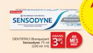 Oferta de Sensodyne - Dentifrici Blanquejant por 3€ en Consum
